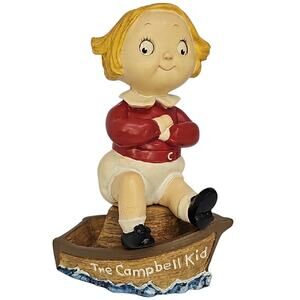 Vintage Campbells Kids Collector Figurine "Anchors Aweigh" by Danbury Mint 5.5"